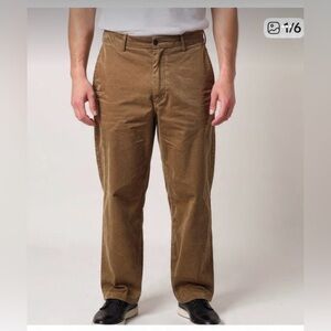 Ralph Lauren Tan Corduroy Pants Relaxed Fit.  Never Worn.  Like new